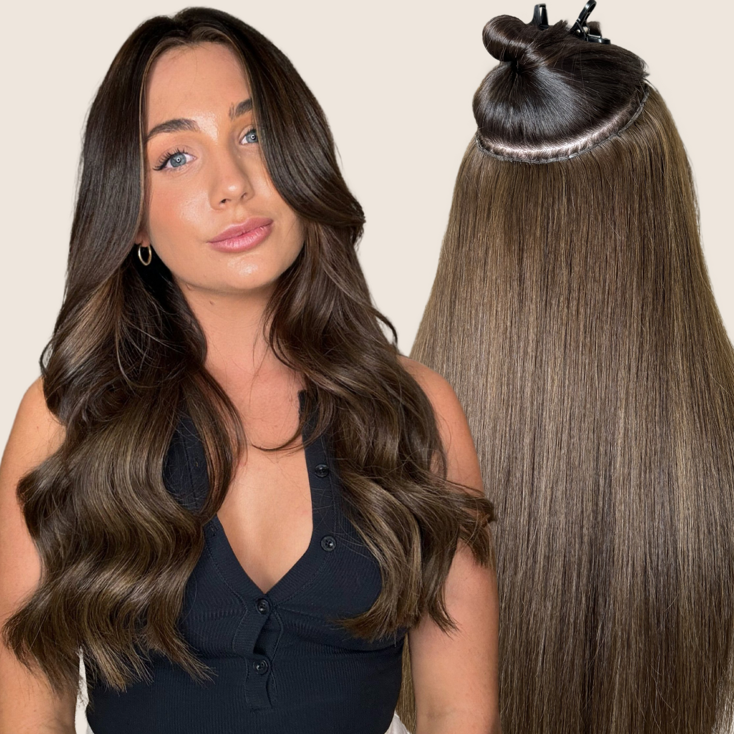 Invisible Weft Hair Extensions