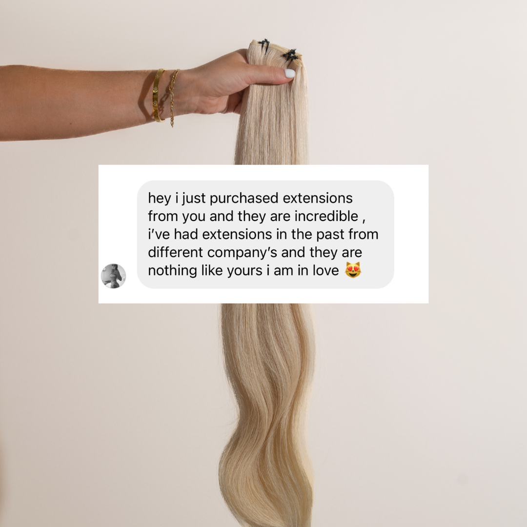 Invisible Weft Hair Extensions