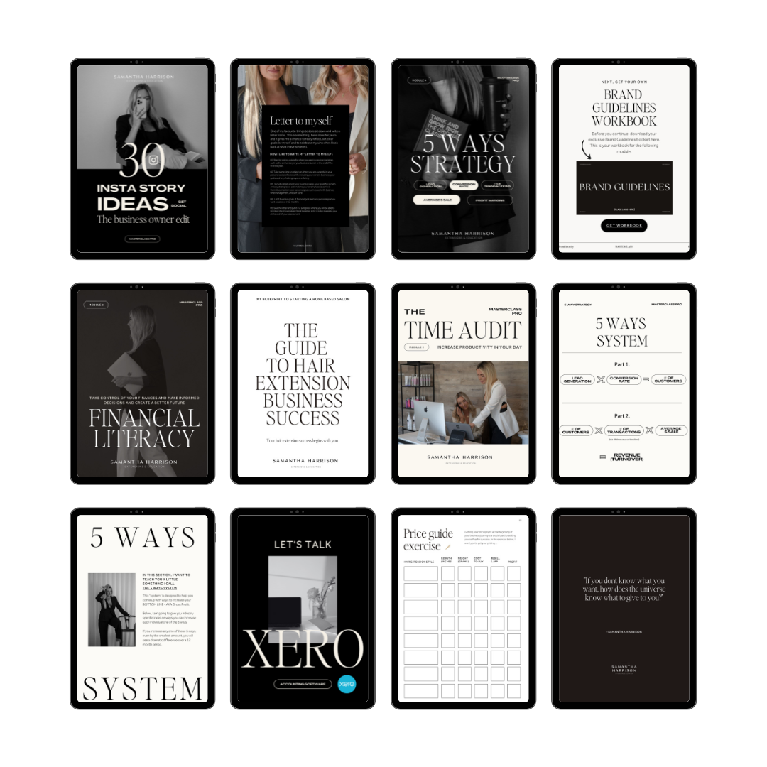 Online Hair Extension Masterclass - 6 x method certification