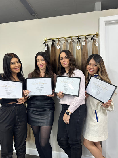 Online Hair Extension Masterclass - 6 x method certification