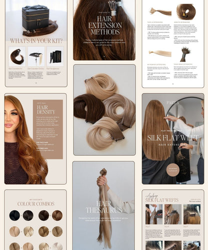 Hardcopy Hair Extension Masterclass Table Book