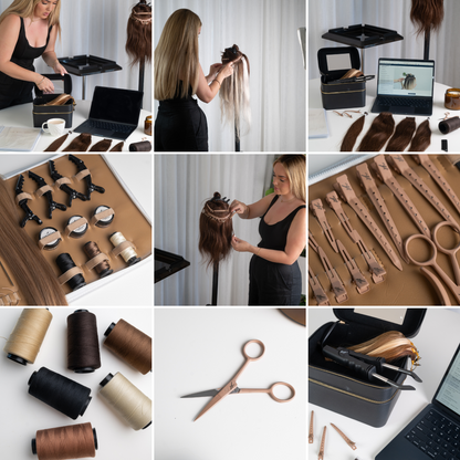Online Hair Extension Masterclass - 6 x method certification